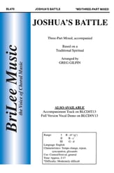 Joshua's Battle Three-Part Mixed choral sheet music cover